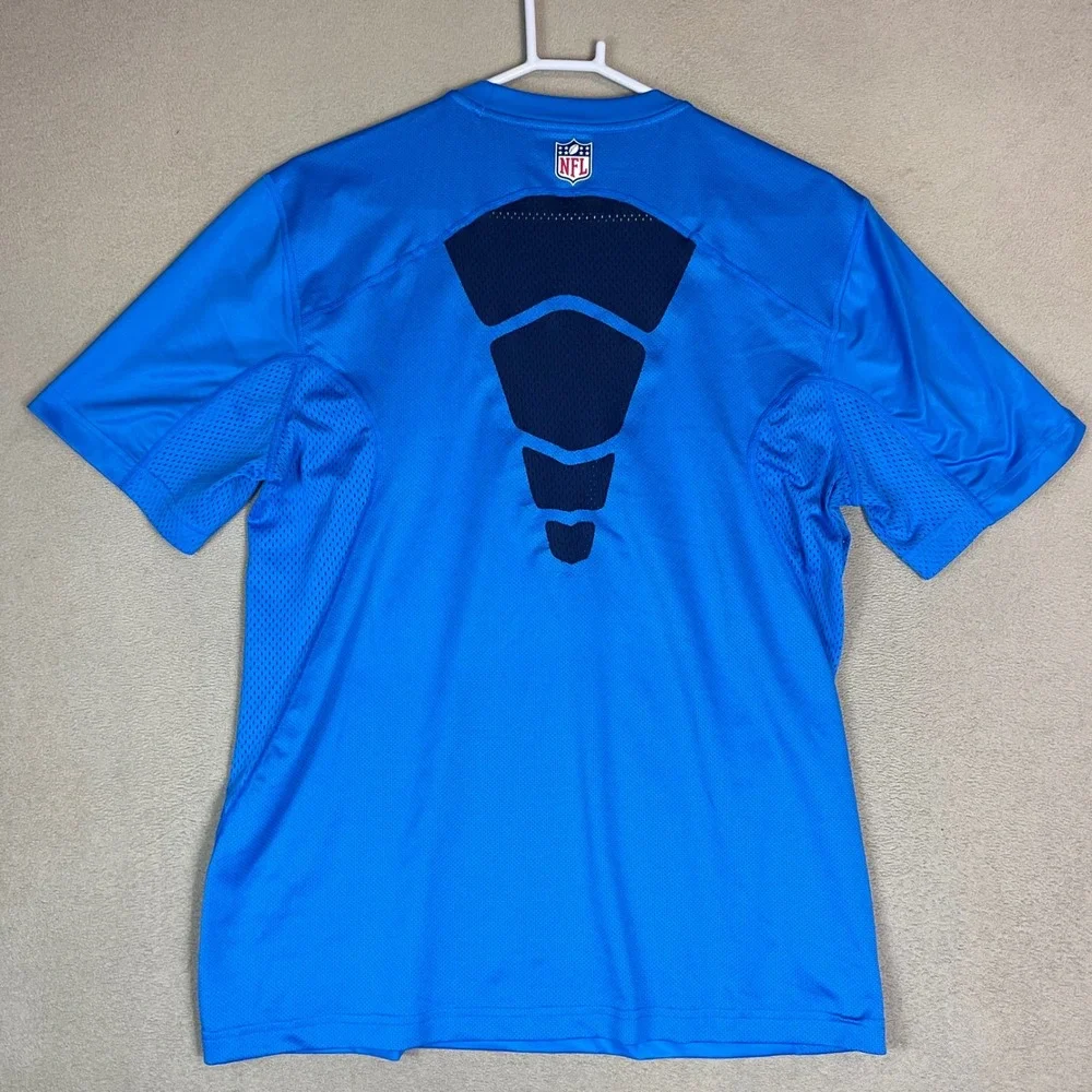 Nike Los Angeles Chargers NFL Dri‎ FIT T Shirt Men's Size L Royal Blue - Picture 10 of 11